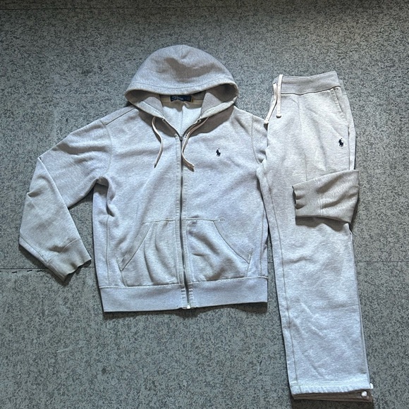 Polo by Ralph Lauren Light Gray Sweatpants Joggers - Picture 4 of 6